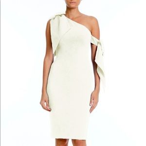 Badgley Mischka Ivory Cocktail Dress